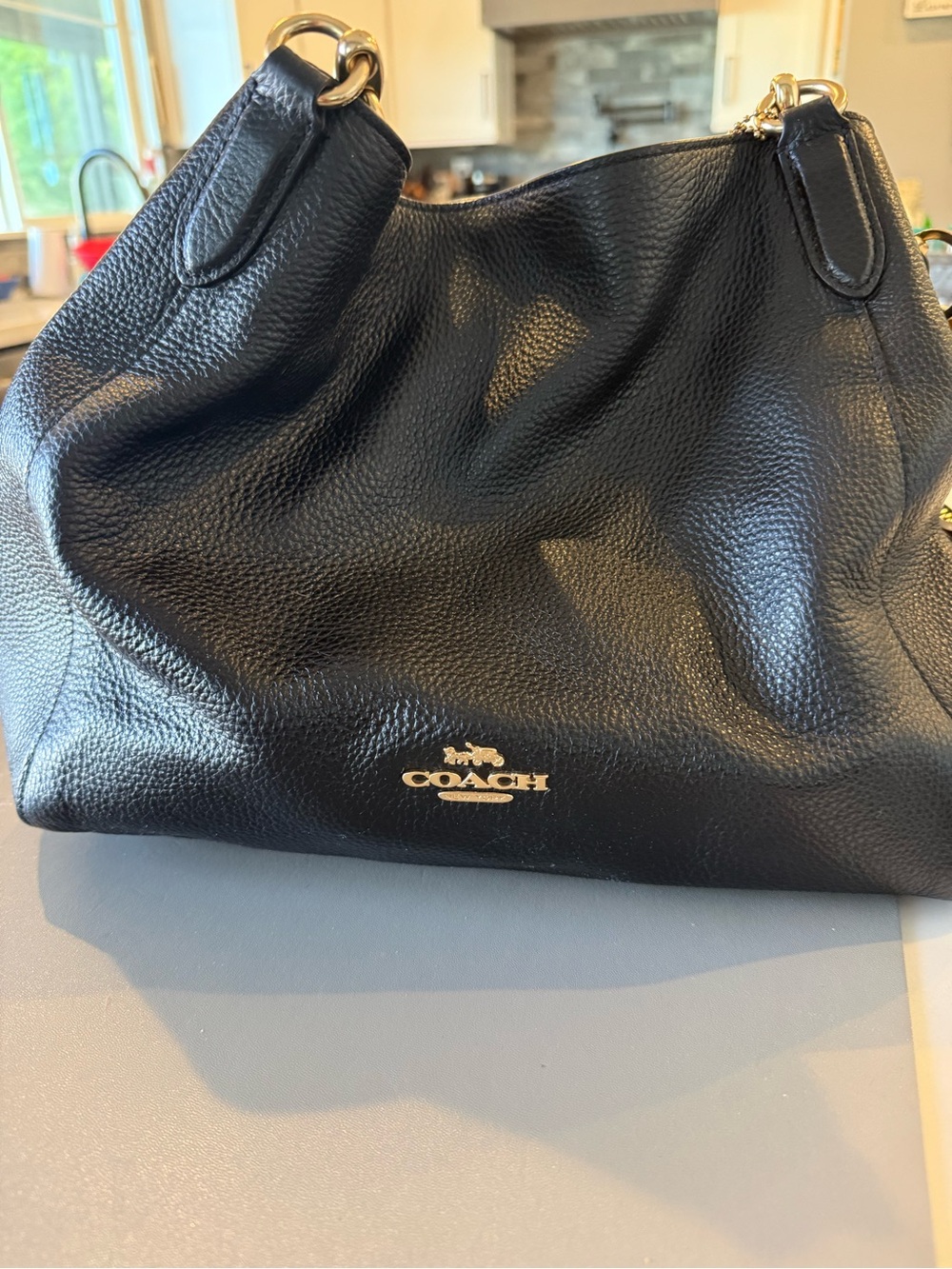 2 coach purses, one hobo and one crossbody coach